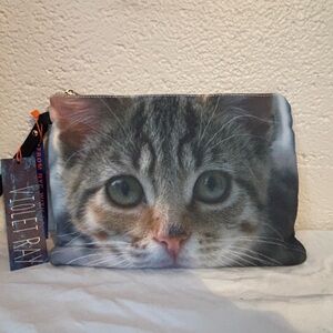 Violet Ray clutch/ makeup bag